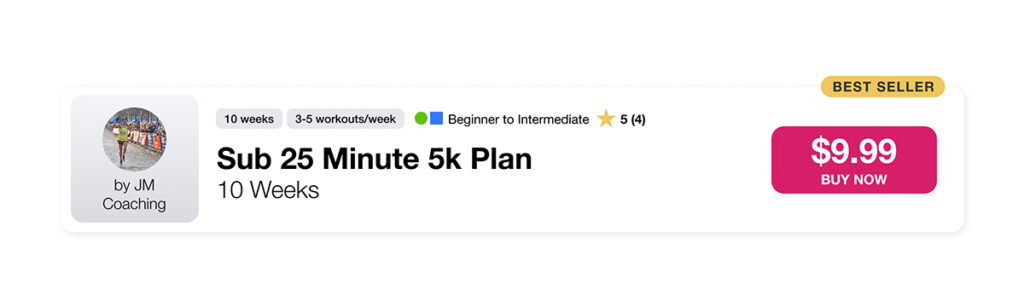 Jmcoaching Sub25min5k