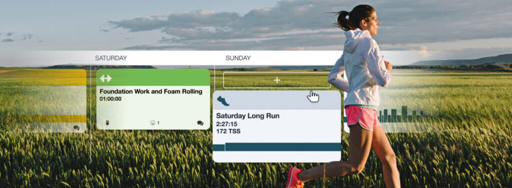 TrainingPeaks Premium Drag and Drop Calendar feature