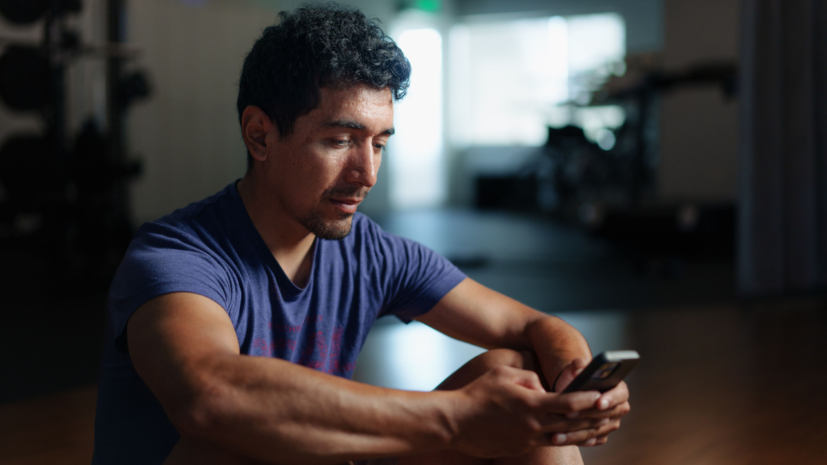 Athlete Looking At Trainingpeaks Digital Training Log